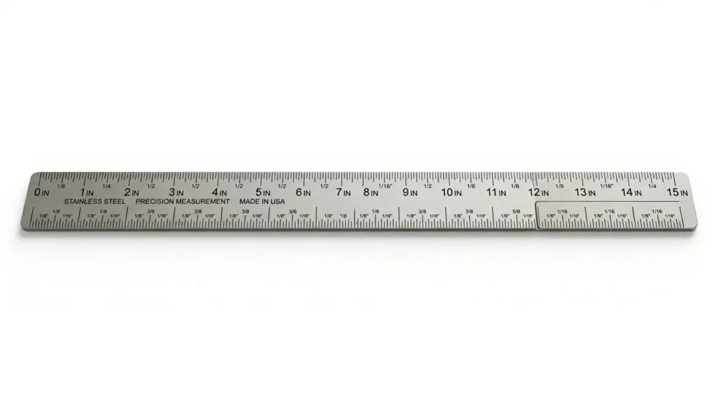 Standard Ruler Plus 3 Inches