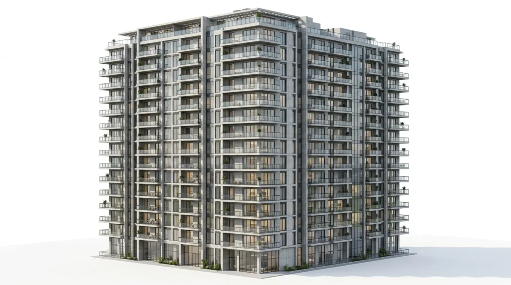 Tall Apartment Complex