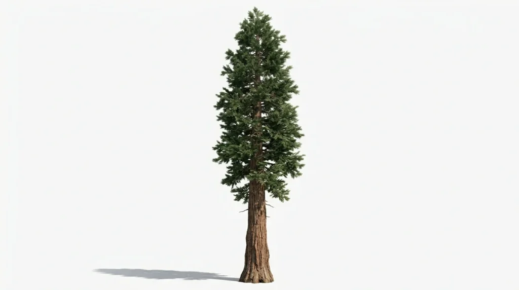 Tall Pine or Redwood Tree