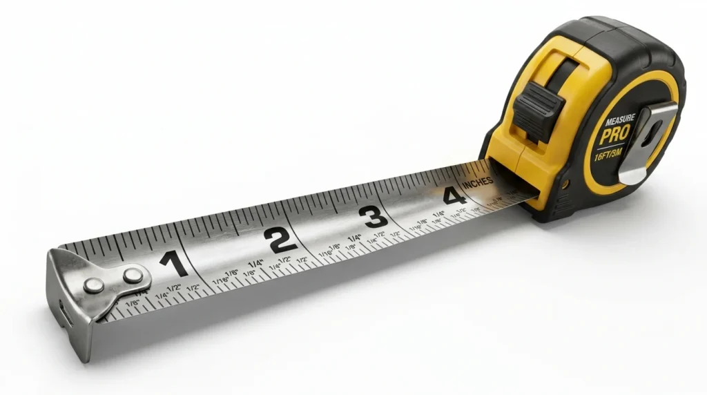 Tape Measure Width (When Extended 4 Inches)