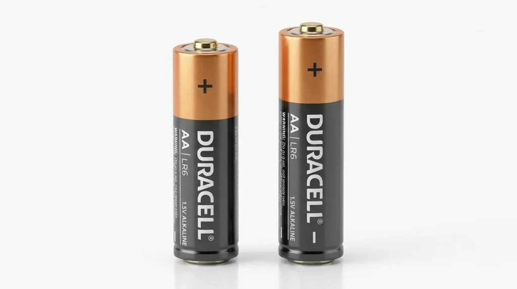 Two AA Batteries (Plus Slight Extra)