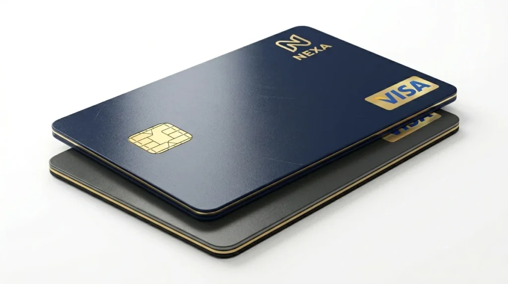 Two Credit Cards Stacked
