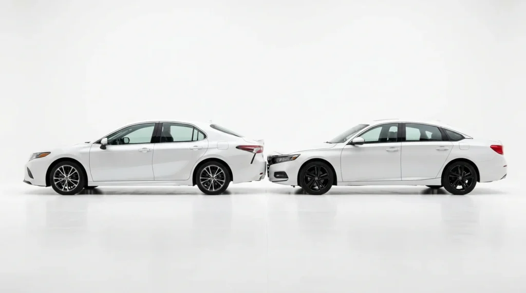 Two Sedan Cars (End-to-End)
