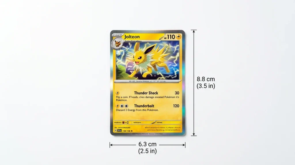 Variations in Pokémon Card Dimensions