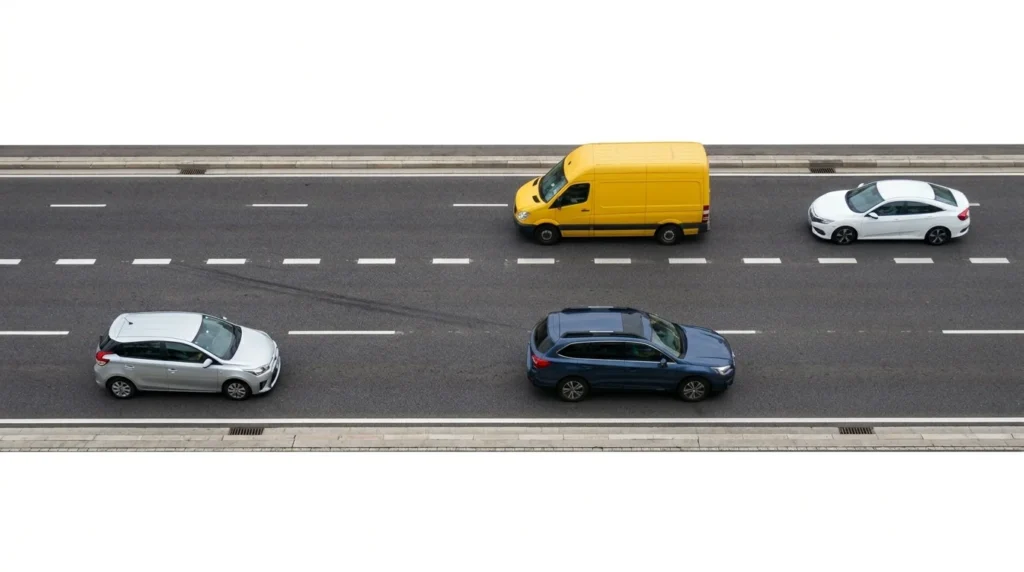 Width of Three-Lane Road