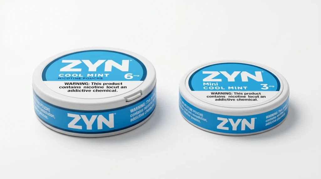 ZYN Can Sizes – Standard vs. Mini Dimensions