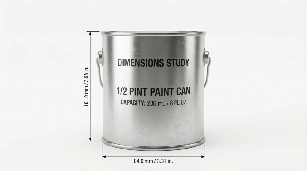 12 Pint Paint Can Dimensions